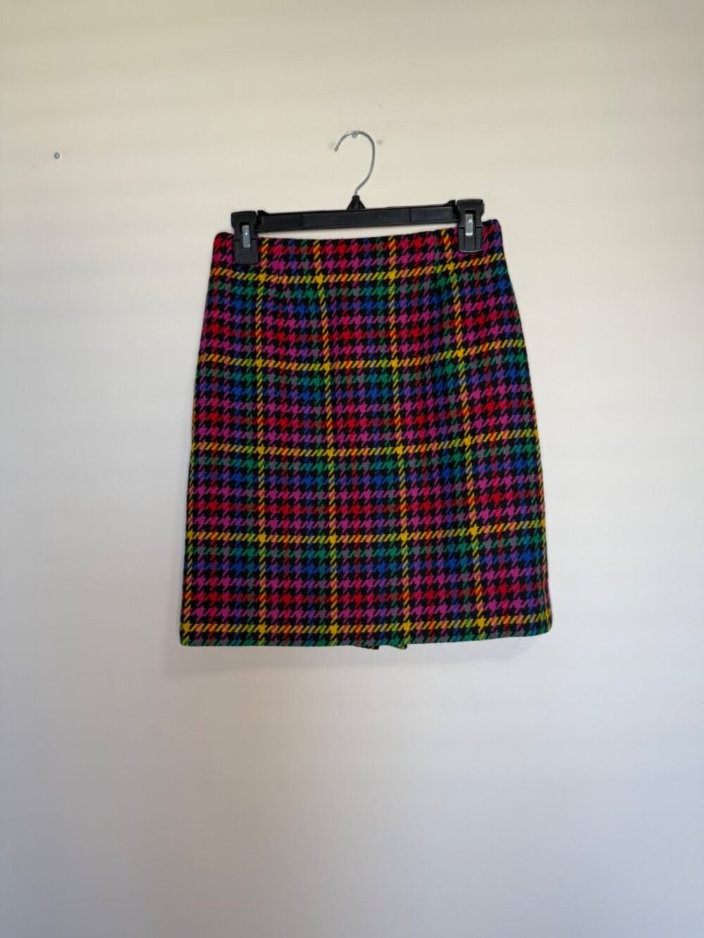 JH Collectibles Petites Tartan Wool A-Line Skirt Multicolor 4 Womens Vintage